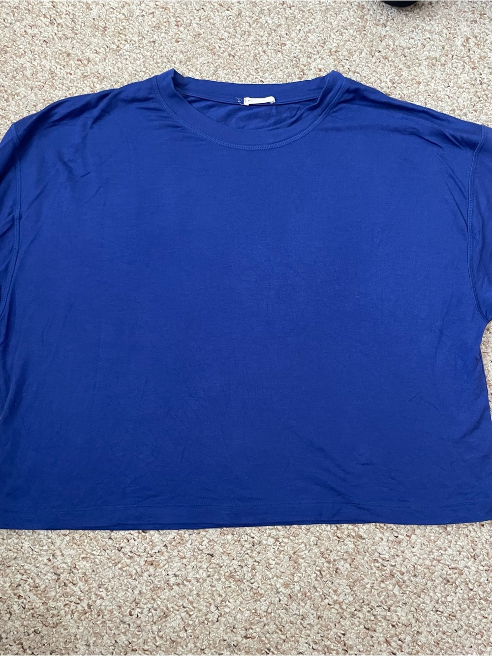 Chicsoul Blue Crewneck Women's Top